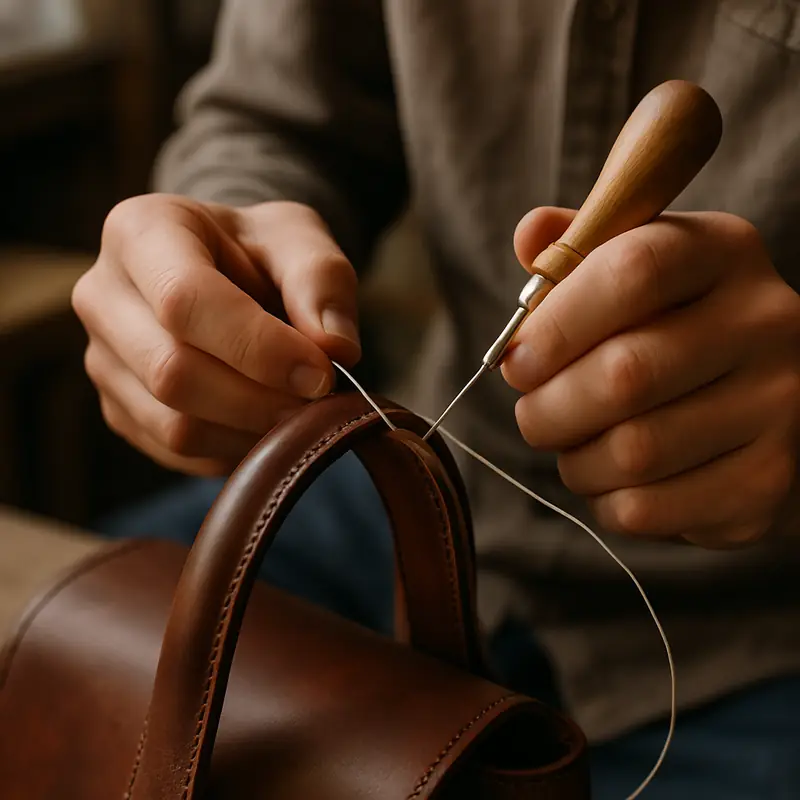 Maroquinerie et retouches
