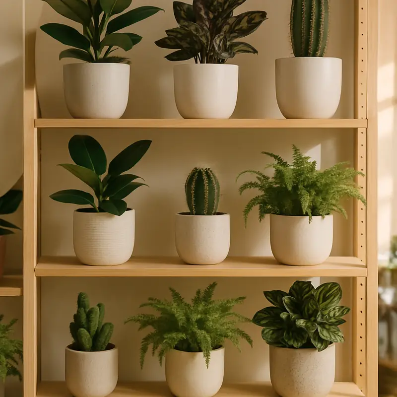 Plantes en cache-pot